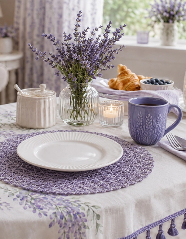 Lavendel Wohnaccessoires für ein gemütliches Zuhause