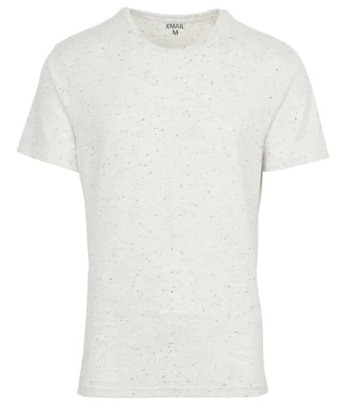 T-Shirt in Melangeoptik