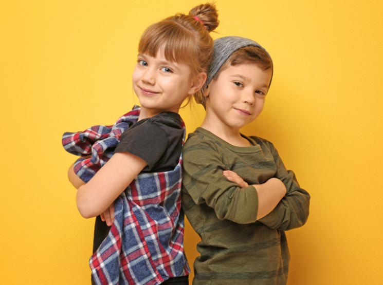 Mode für große und kleine Kinder