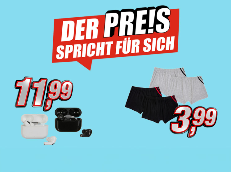 Retroshorts und In-Ear-Kopfhörer