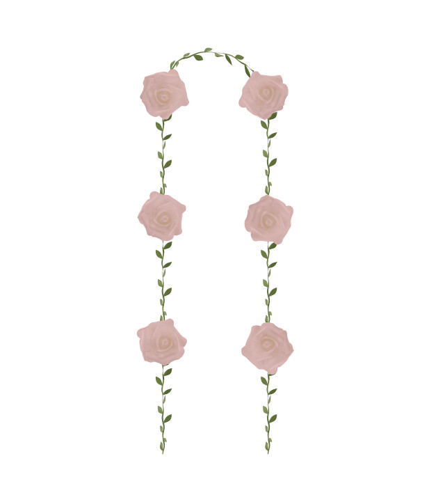 Kunstblumen-Girlande